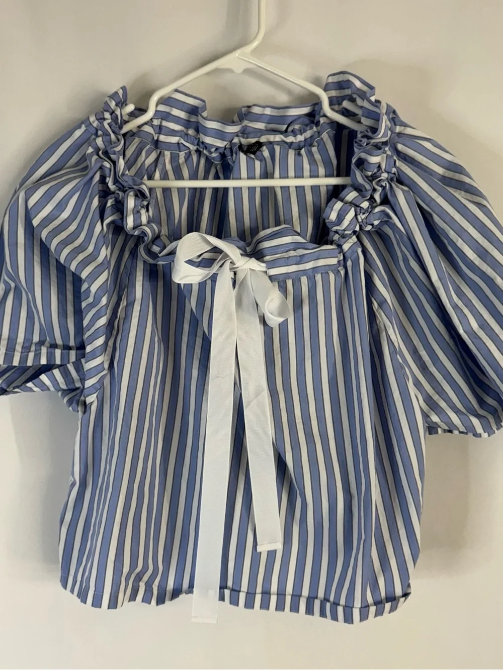 J. Crew blue white